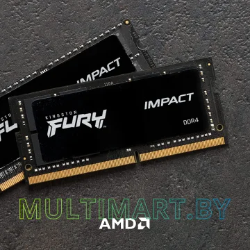 Оперативная память Kingston FURY Impact 2x8GB DDR4 SODIMM PC4-25600 (KF432S20IBK2/16) картинка 3